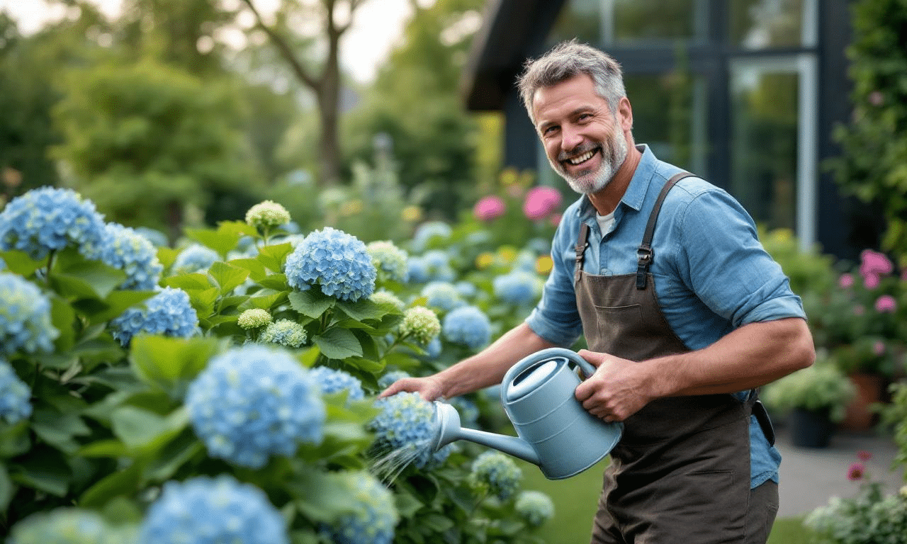 Waarom je hortensia’s nu extra water nodig hebben