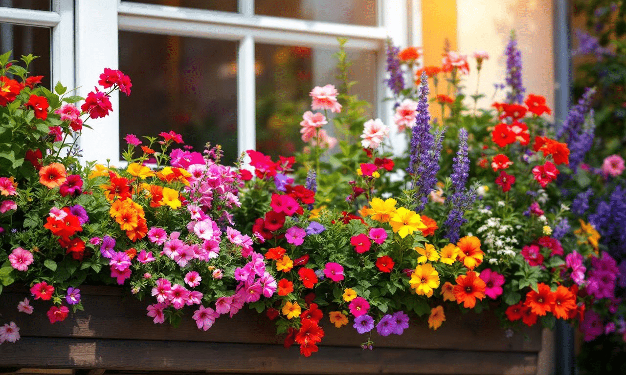 Top 7 balkonbloemen die ook hittegolven overleven