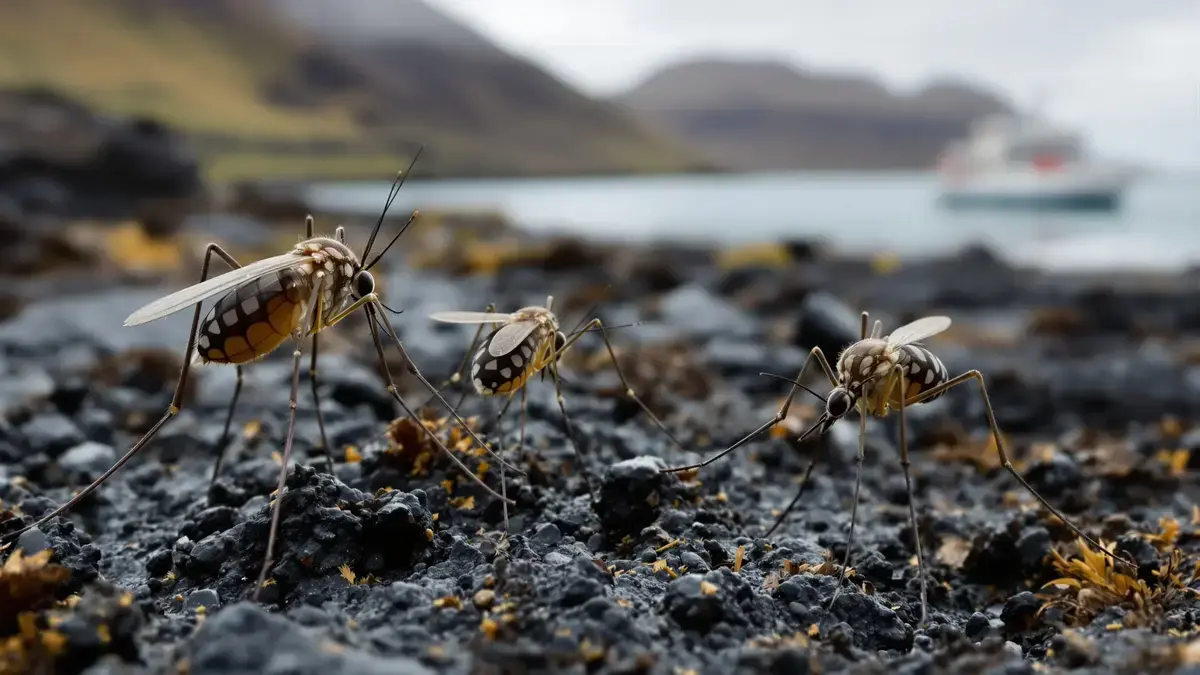 IJsland schrijft geschiedenis met onverwachte ontdekking van muggen, een primeur die vragen oproept