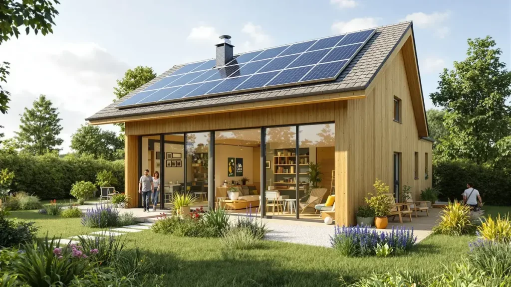 Dit innovatieve huis houdt het hele jaar door een temperatuur van 23 °C, zonder verwarming of rekeningen te betalen