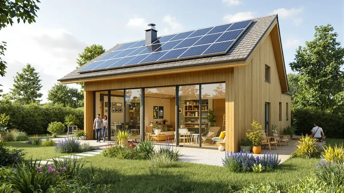 Dit innovatieve huis houdt het hele jaar door een temperatuur van 23 °C, zonder verwarming of rekeningen te betalen