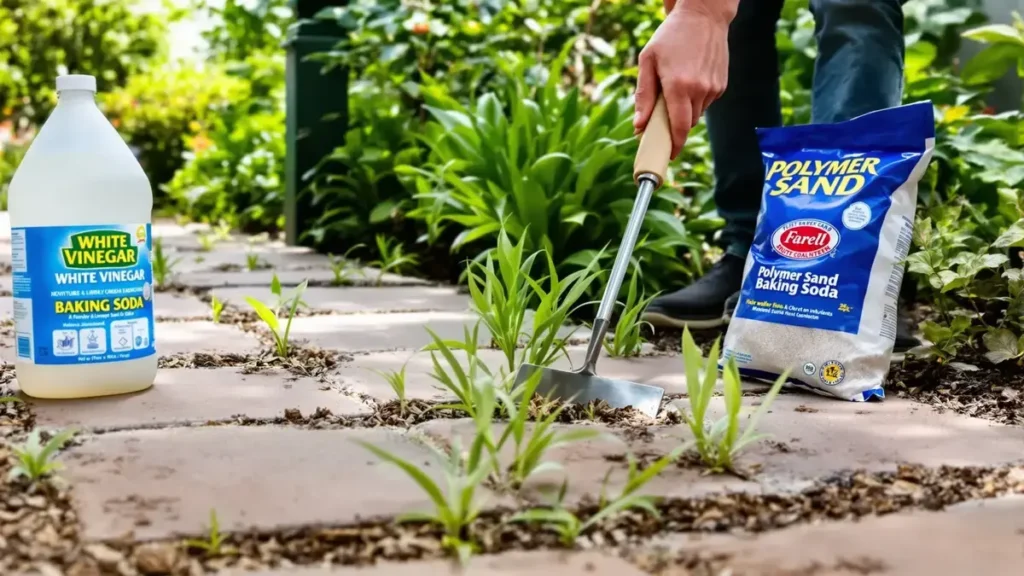Tussen de tegels zitten er ongewenste kruiden? Hier zijn natuurlijke oplossingen die je dagelijks leven zullen veranderen