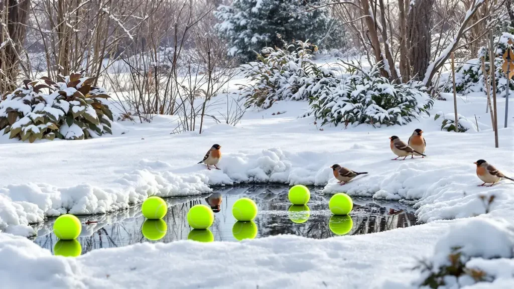 Tennisballen in de tuin in de winter: een onbekende (maar effectieve) tip die steeds meer Nederlanders gebruiken