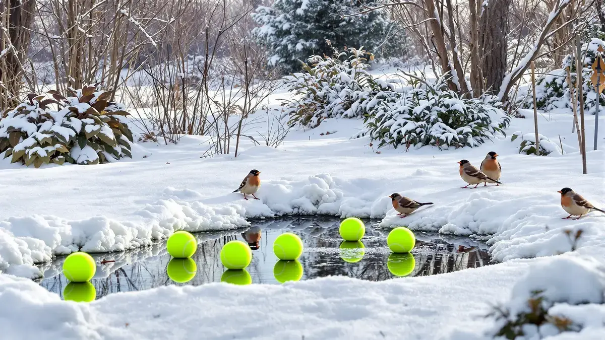 Tennisballen in de tuin in de winter: een onbekende (maar effectieve) tip die steeds meer Nederlanders gebruiken