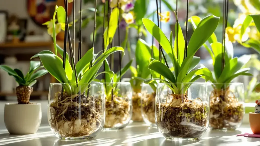 Zijn transparante potten essentieel voor een spectaculaire bloei van je orchideeën?